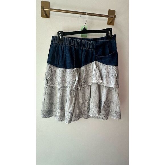 Young Threads M Multicolor Patchwork Mini Skirt - Picture 4 of 5